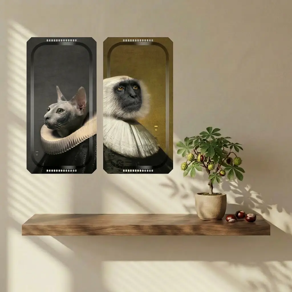 Plateaux | Le Singe et Le Chat Duo 