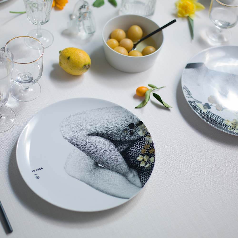 Set de 2 assiettes en porcelaine 27cm