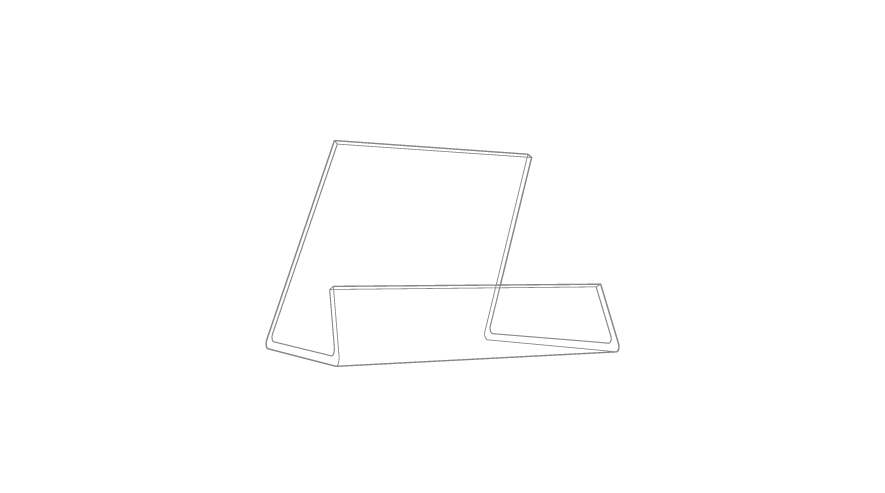 Set de 2 accroches à poser pour assiettes